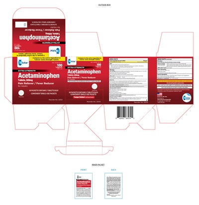 Globe Acetaminophen 50pk Tamper Evident Cder 2 (Globe Acetaminophen 50pk Tamper Evident Cder 2)